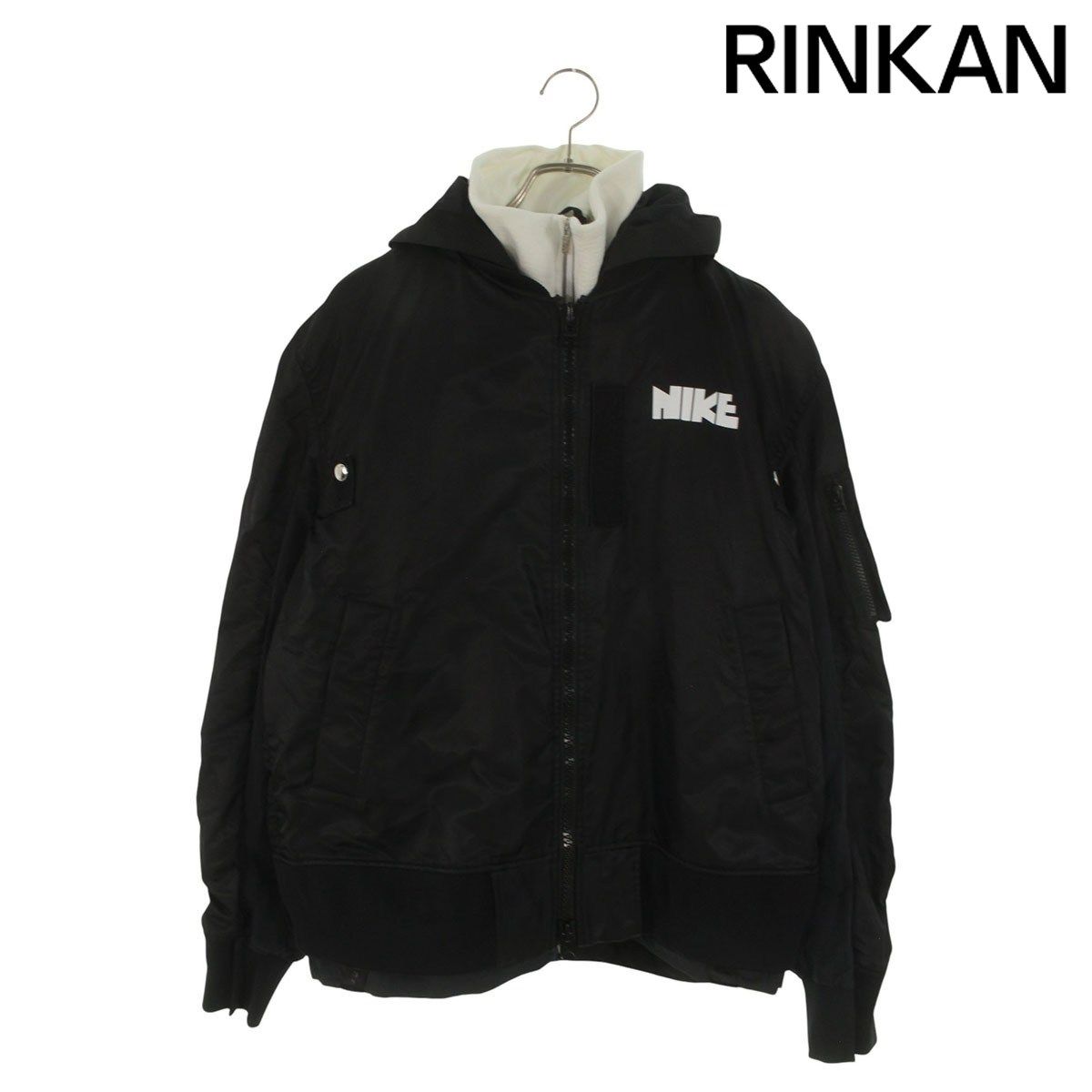 ナイキ ×サカイ Sacai CZ4697-010 レイヤードジャケットブルゾン