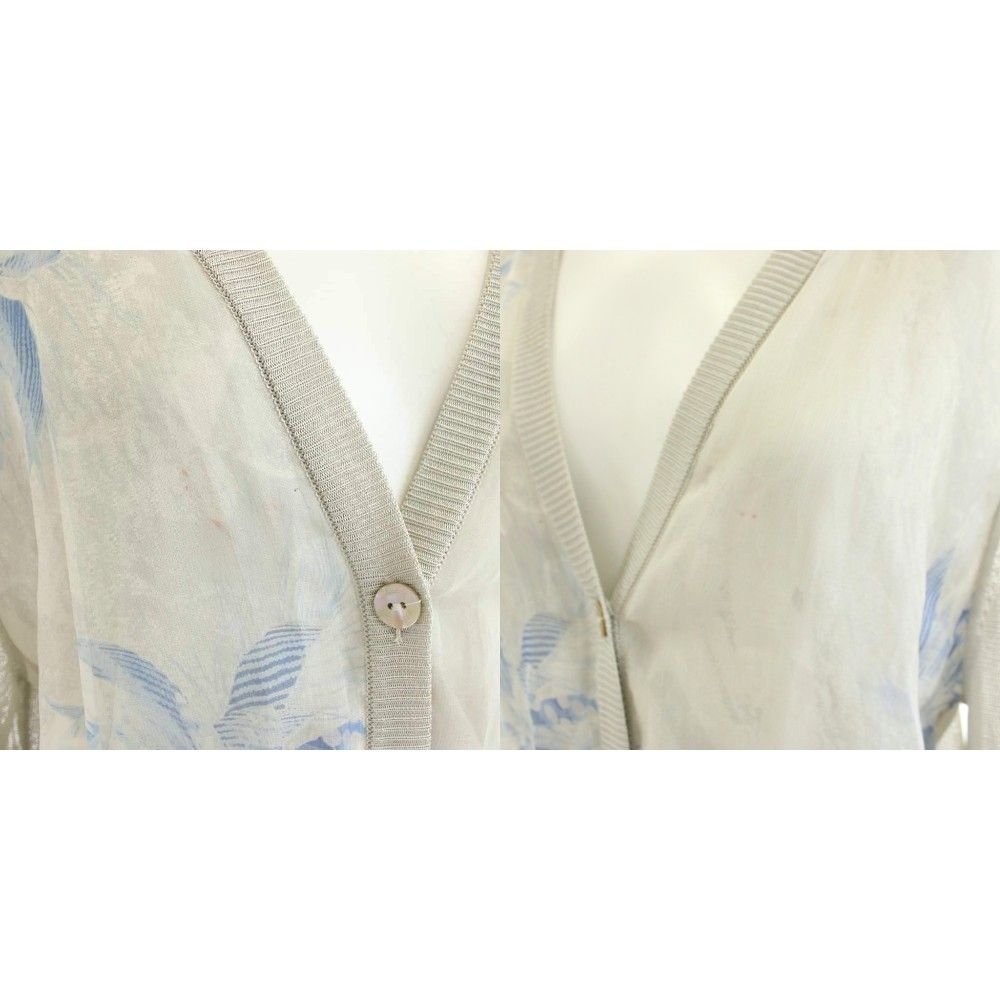 サルヴァトーレフェラガモ Salvatore Ferragamo カーディガン シフォン