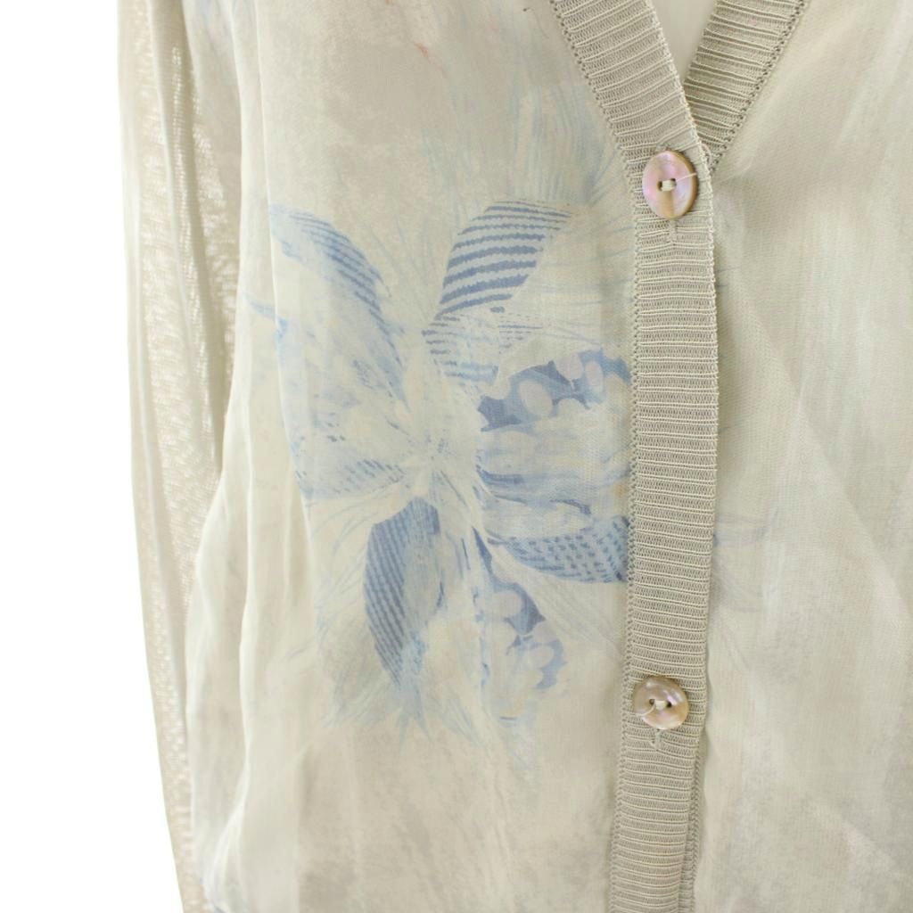 サルヴァトーレフェラガモ Salvatore Ferragamo カーディガン シフォン