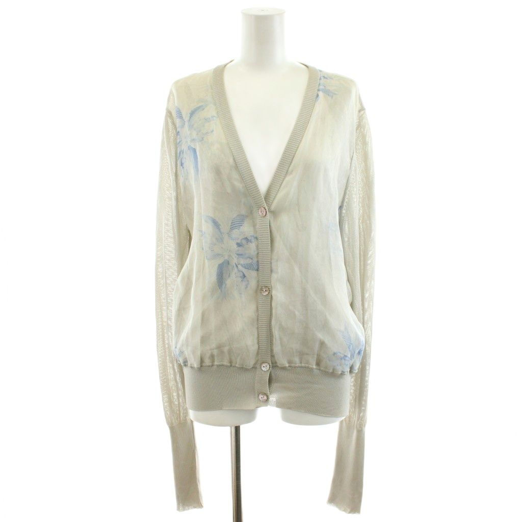 サルヴァトーレフェラガモ Salvatore Ferragamo カーディガン シフォン