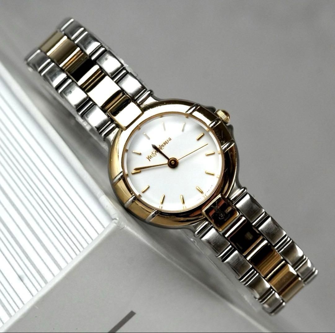 新品電池】 Yves Saint Laurent YSL イヴサンローラン 腕時計