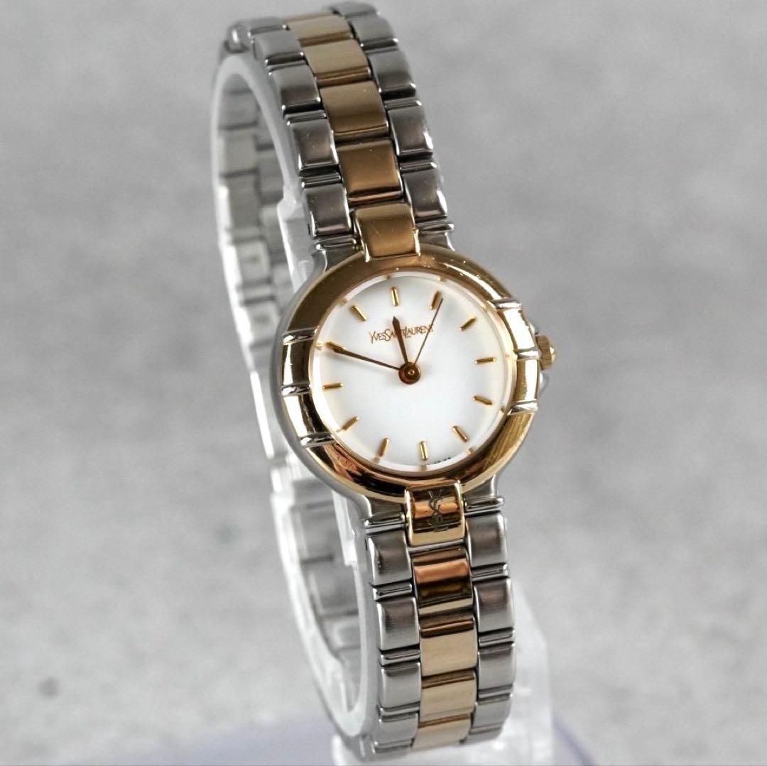 新品電池】 Yves Saint Laurent YSL イヴサンローラン 腕時計