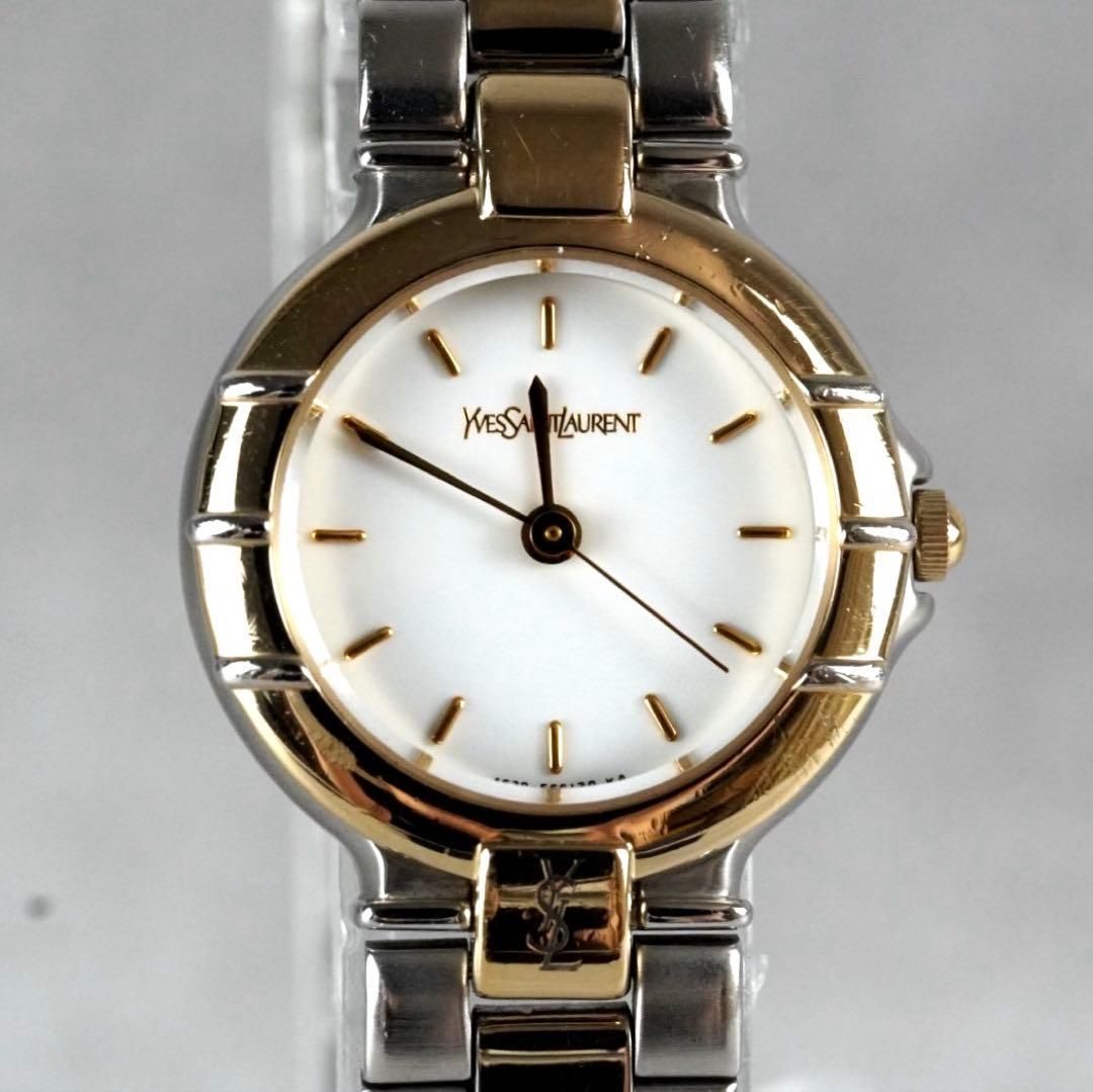 新品電池】 Yves Saint Laurent YSL イヴサンローラン 腕時計