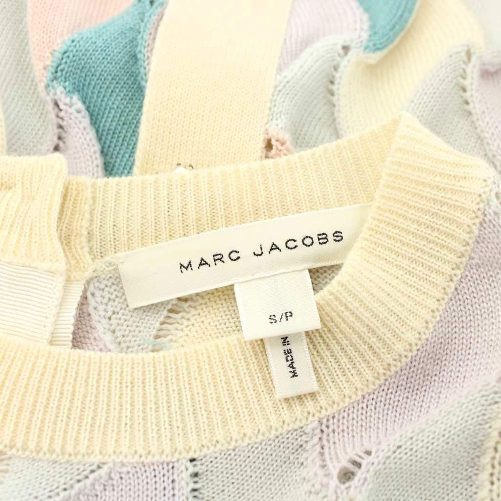 マークジェイコブス MARC JACOBS ニット 長袖 クルーネック 総柄