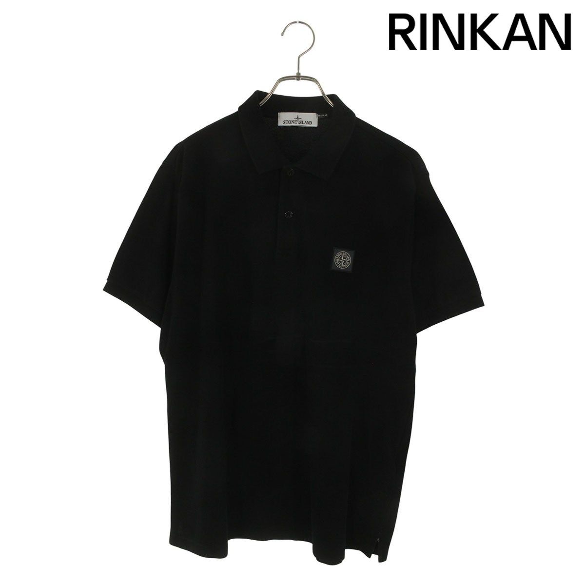 ストーンアイランド ロゴワッペン半袖ポロシャツ メンズ XL