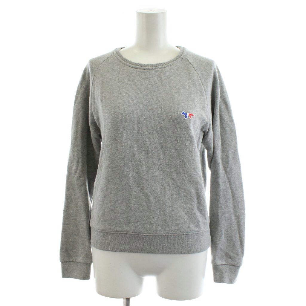 メゾンキツネ MAISON KITSUNE スウェット トレーナー 刺繍 ロゴ ワン