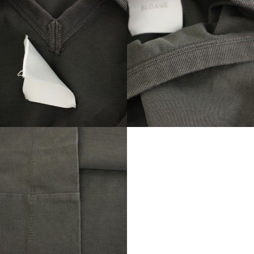 スローン SLOANE Tシャツワンピース ロング マキシ 半袖 1 グレー SL8S