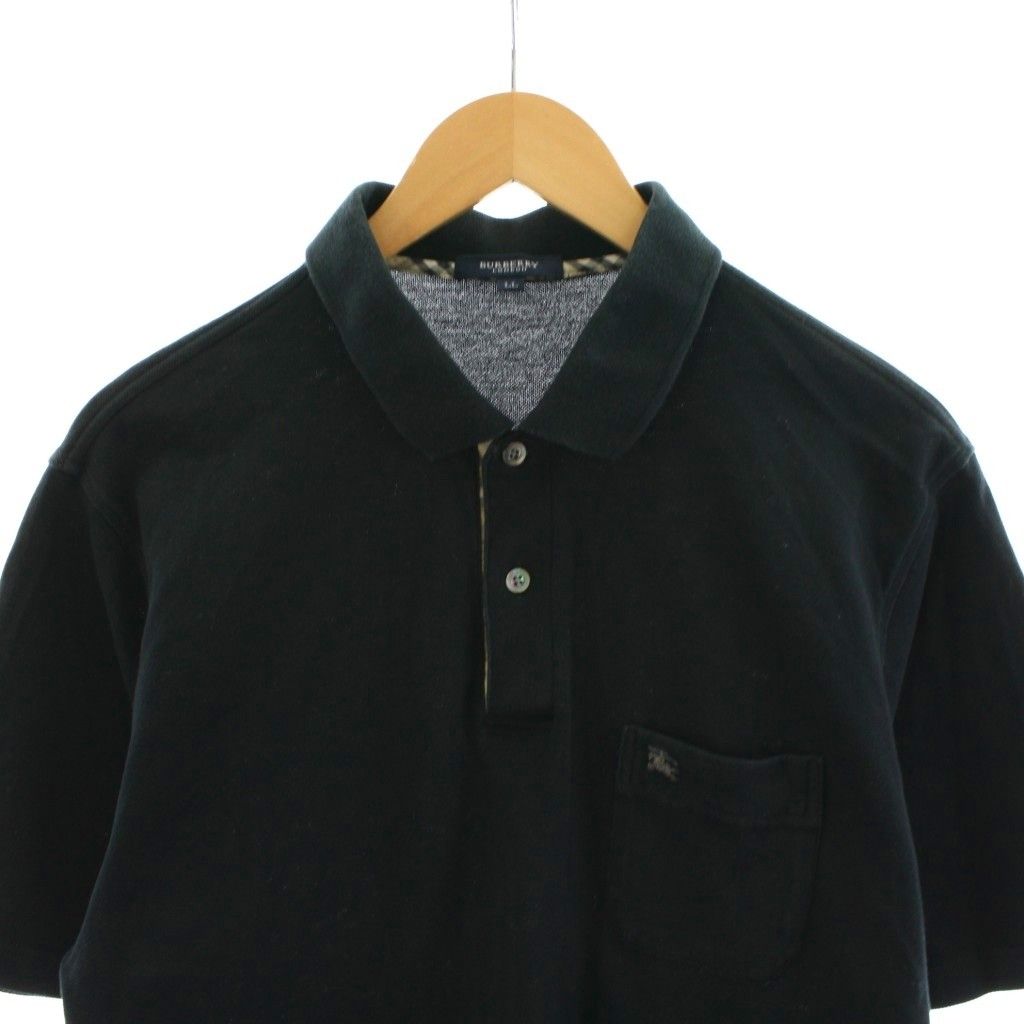 バーバリー ロンドン BURBERRY LONDON ポロシャツ 半袖 ロゴ 刺繍