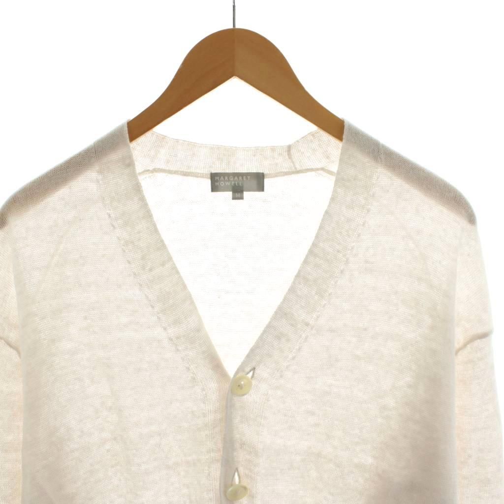 マーガレットハウエル MARGARET HOWELL 23SS カーディガン 薄手 麻