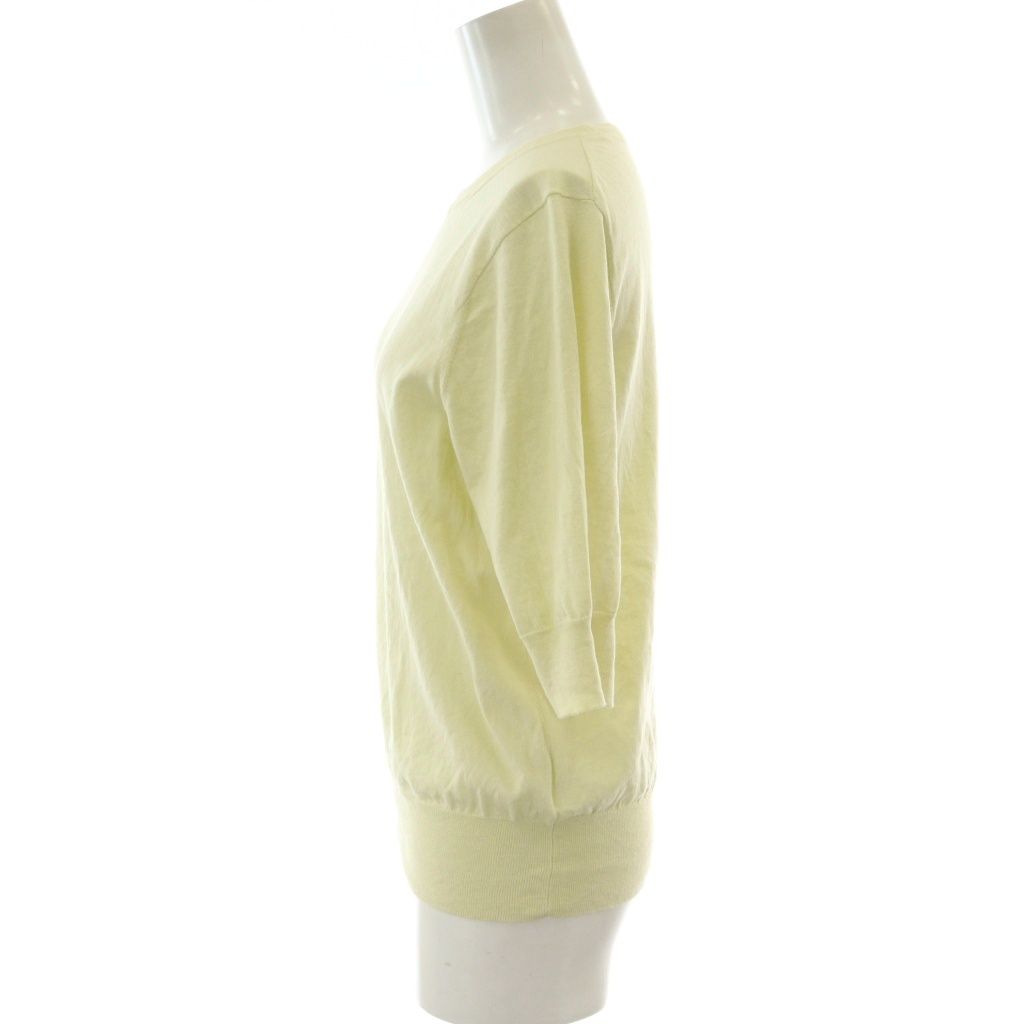 韓国　sienne ニットカーディガン イエロー クロップド丈サマーニットカーディガン 夏 韓国ファッション[品番