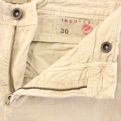 【hkr】INCOTEX チノパン ベージュ インコテックス】 ベージュ チノパン INCOTEX（インコテックス）の