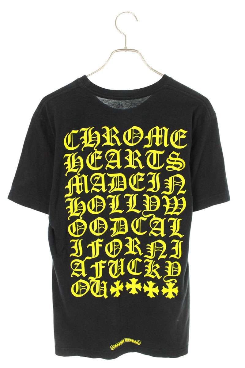 クロムハーツ 英字バックプリントTシャツ メンズ M クロムハーツ CH T-SHRT 1 バック英字プリントTシャツ メンズ M - メルカリ