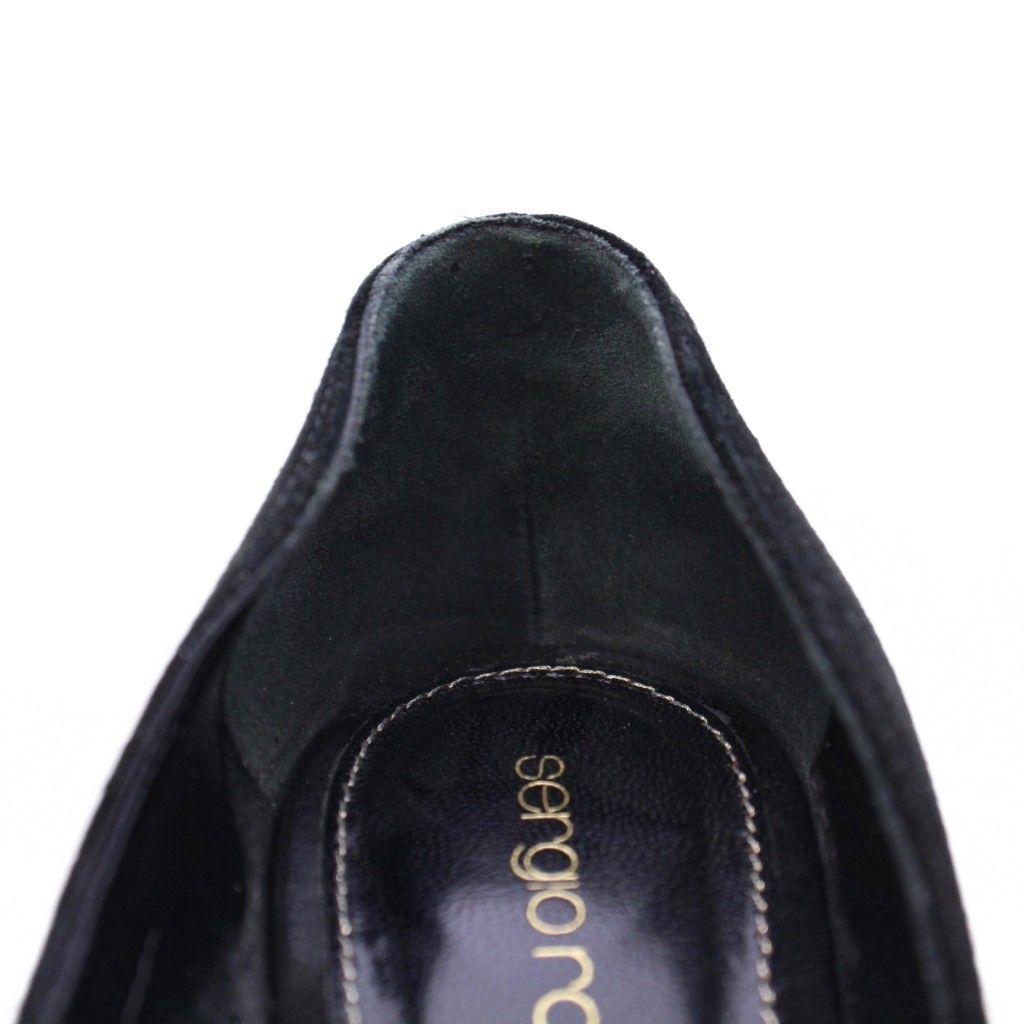 セルジオロッシ Sergio rossi パンプス ラウンドトゥ チャンキーヒール