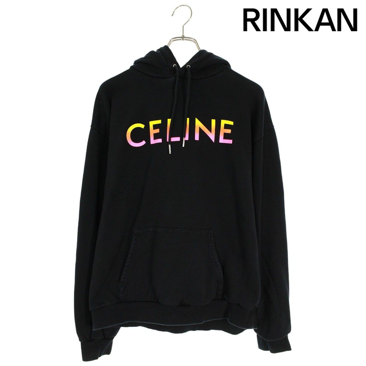 CELINE グラデーションロゴパーカー　XL セリーヌ ブラック CELINE（パーカー）のフリマアイテム一覧