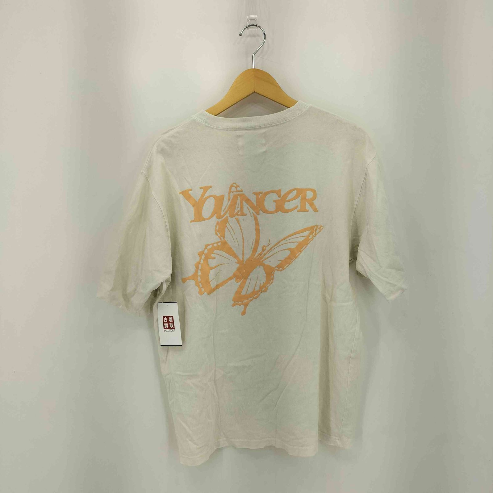 ヤンガーソング Younger Song butterfly logo pigment foaming ss tee