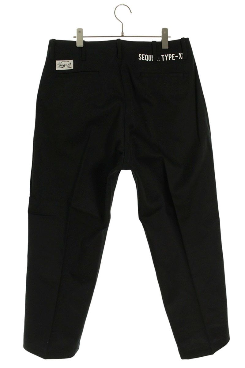 シークエル TYPE-F 裾ロゴチノロングパンツ メンズ S