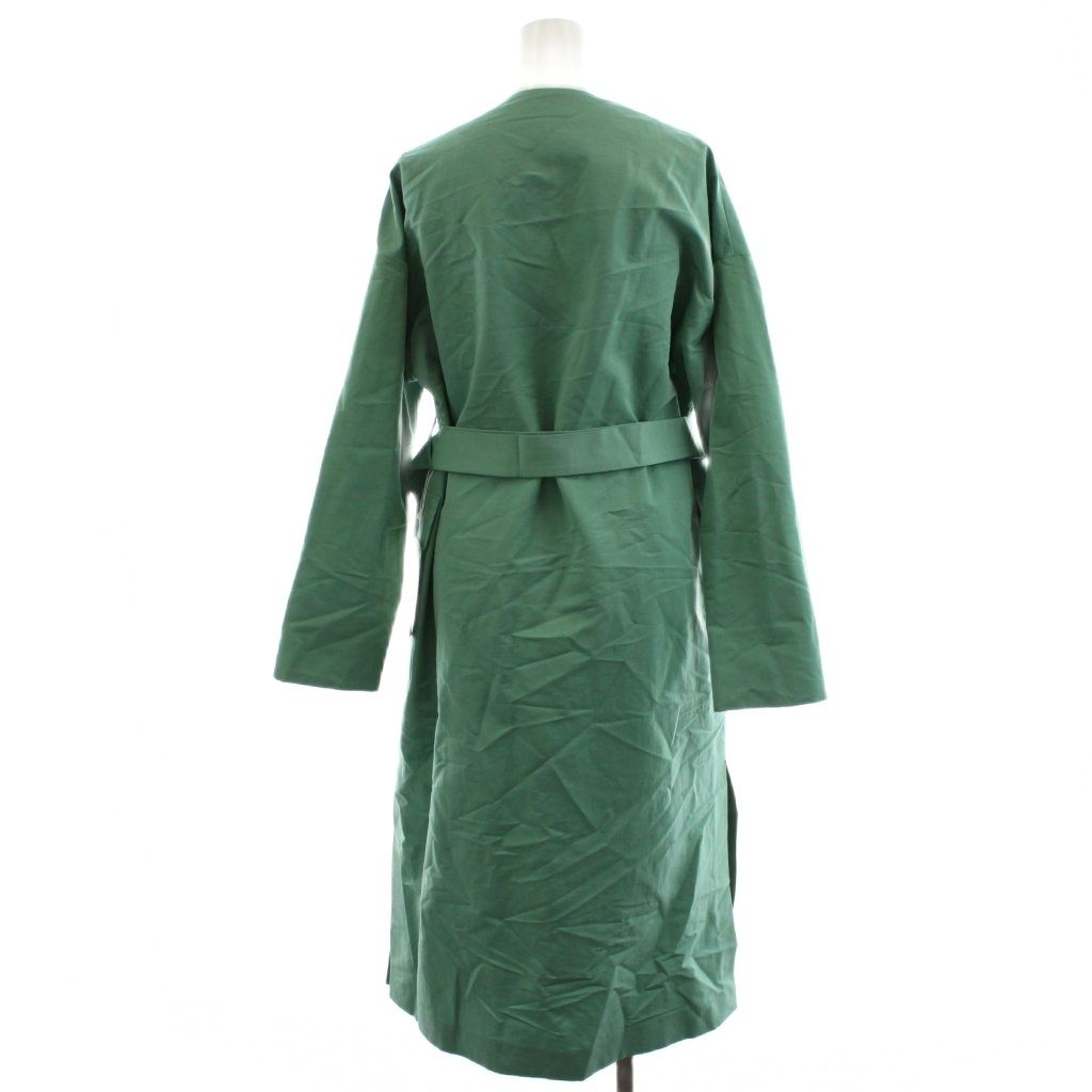 【美品】TOMORROWLAND トゥモローランド コート グリーン トゥモローランドコレクション TOMORROWLAND collection シャイニー