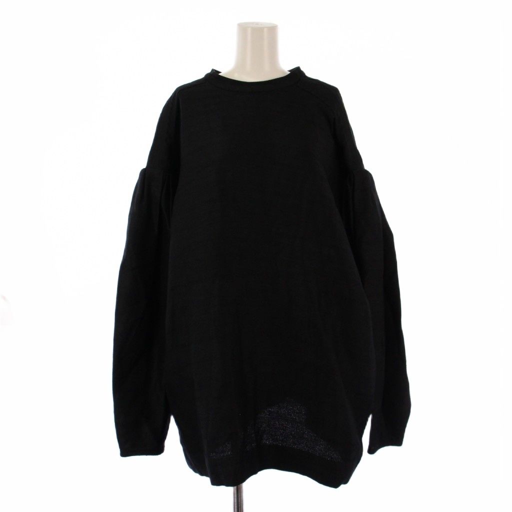 カオス CHAOS リシェルブラウス シャツ 長袖 シルク ウール F ブラック