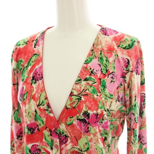 アンナモリナーリ ANNA MOLINARI カーディガン ボレロ 長袖 総柄