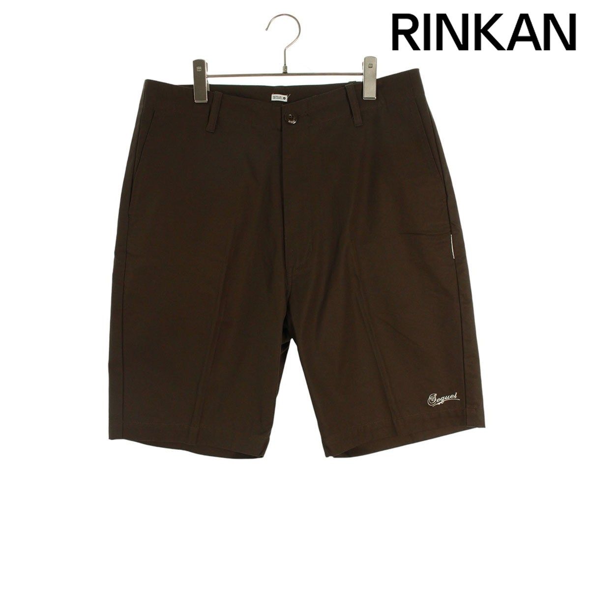 シークエル TYPE-S ロゴプリントハーフパンツ メンズ L