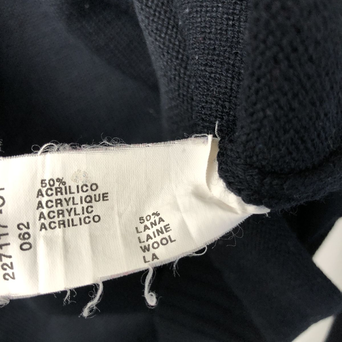 古着 ピエールカルダン Pierre Cardin Vネック アクリル&times;ウールニットセーター スペイン製 メンズL相当/eaa602120