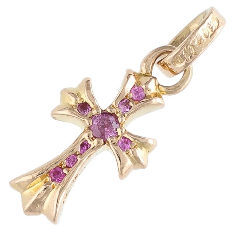 クロムハーツ 22K CRS BBYFAT P/SAP P/ベイビーファット PAVEピンク