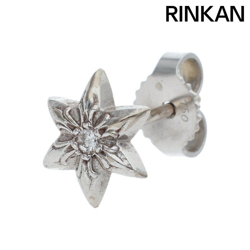 クロムハーツ 18K CO STAR DMND/18Kスタースタッド 1ダイヤ/ホワイト