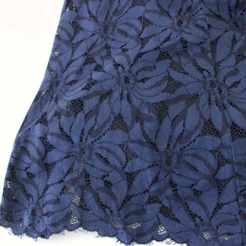 ANAYI ノースリーブ花柄ワンピース 36 ANAYI フラワープリント ノースリーブワンピース 36 ANAYI