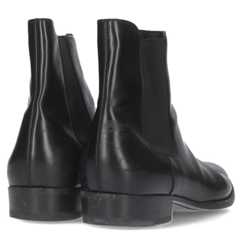 サンローラン ヒールブーツ サンローランパリ 592438 サイドゴアレザーヒールブーツ メンズ 43.5