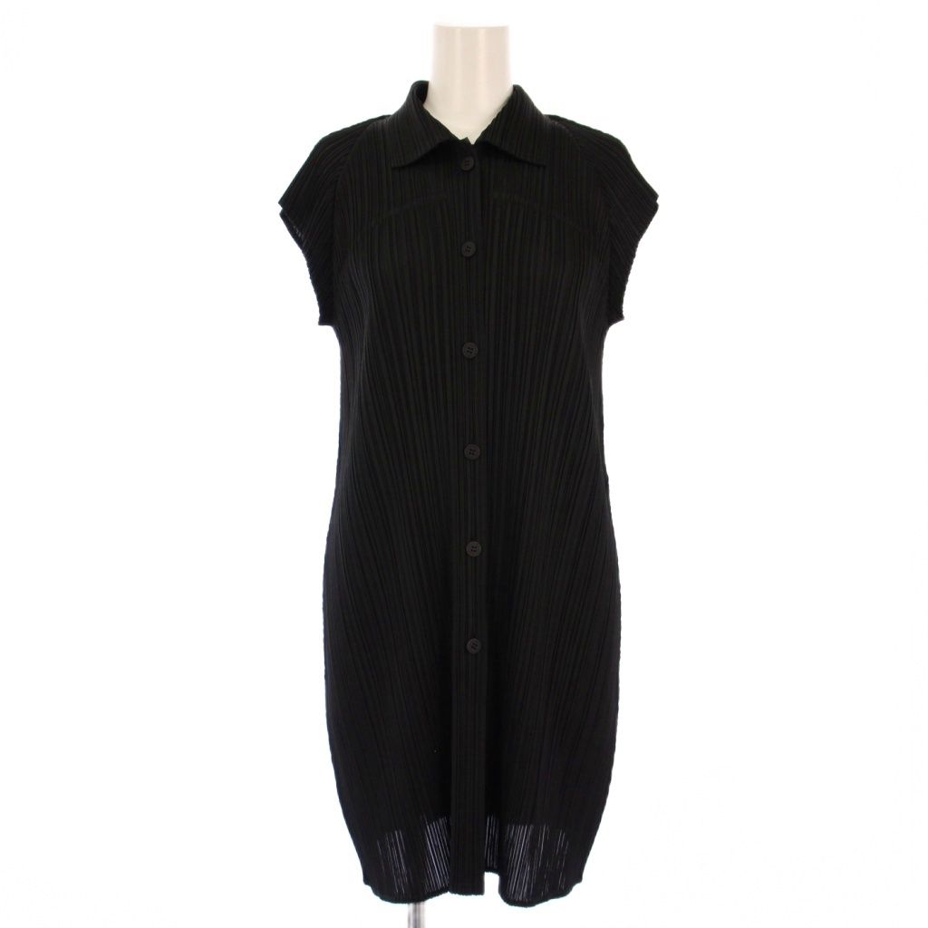 プリーツプリーズ PLEATS PLEASE イッセイミヤケ シャツワンピース