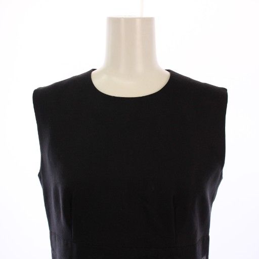 プラダ PRADA ワンピース ひざ丈 ノースリーブ タイト 柄 ウール