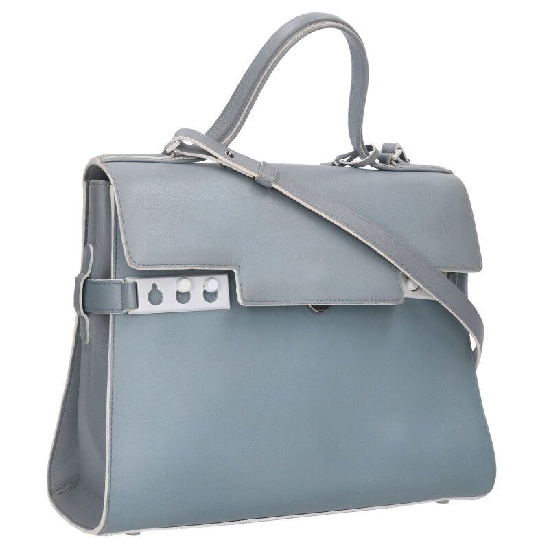 デルボー タンペートGM カーフスキン2 WAYハンドバッグ レディース GM