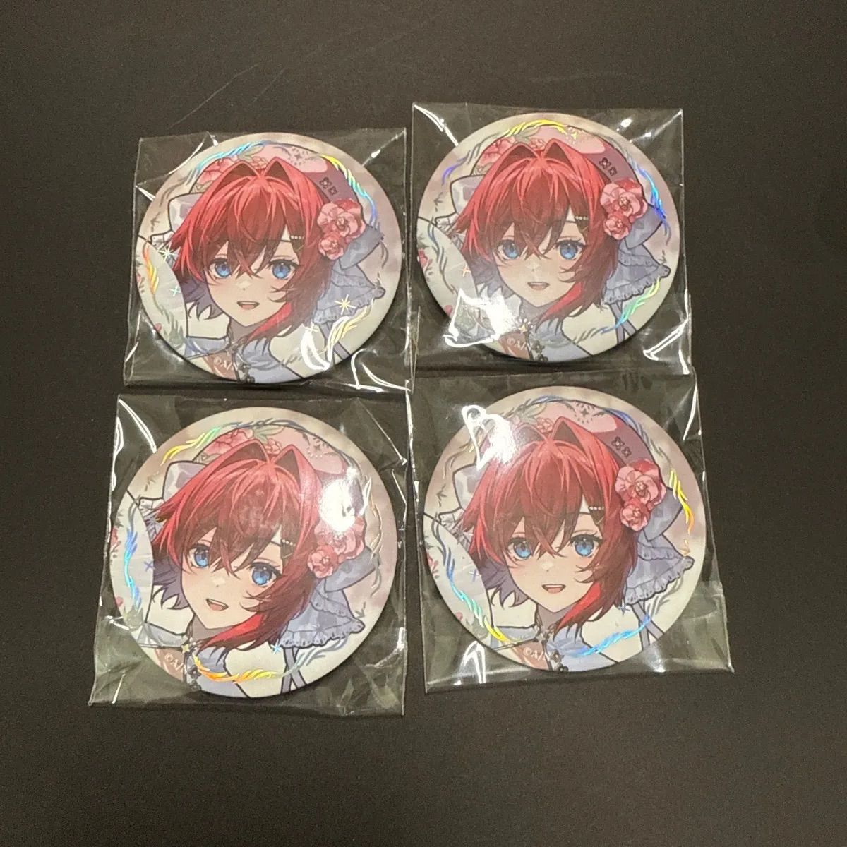 ART OF NIJISANJI 缶バッジ アンジュ・カトリーナ 4点まとめ売り