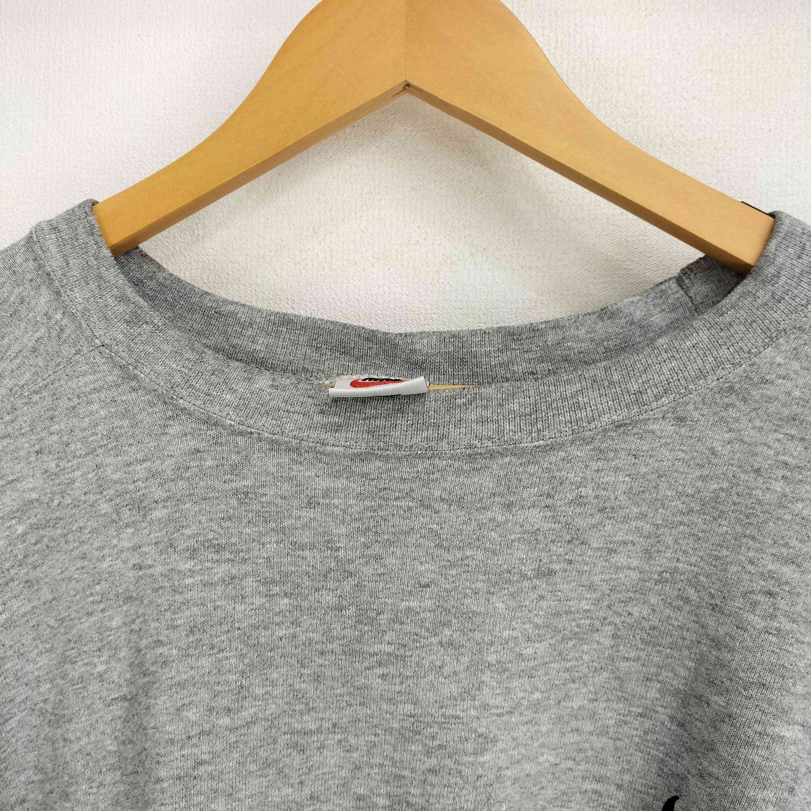 ナイキ NIKE 90S USA製 銀タグ ロゴ刺繍 スウェット メンズ import：XL