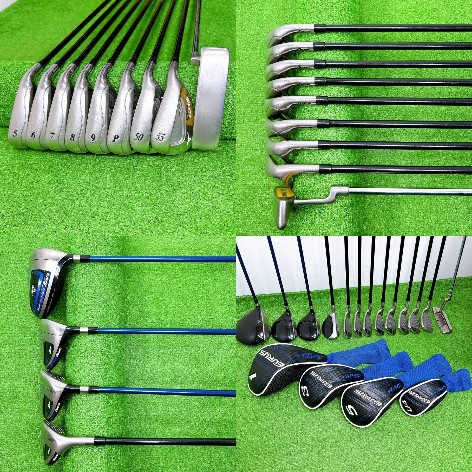 豪華13本 ミズノ ユーラス 4AD メンズクラブセット SR 初心者 男性 右