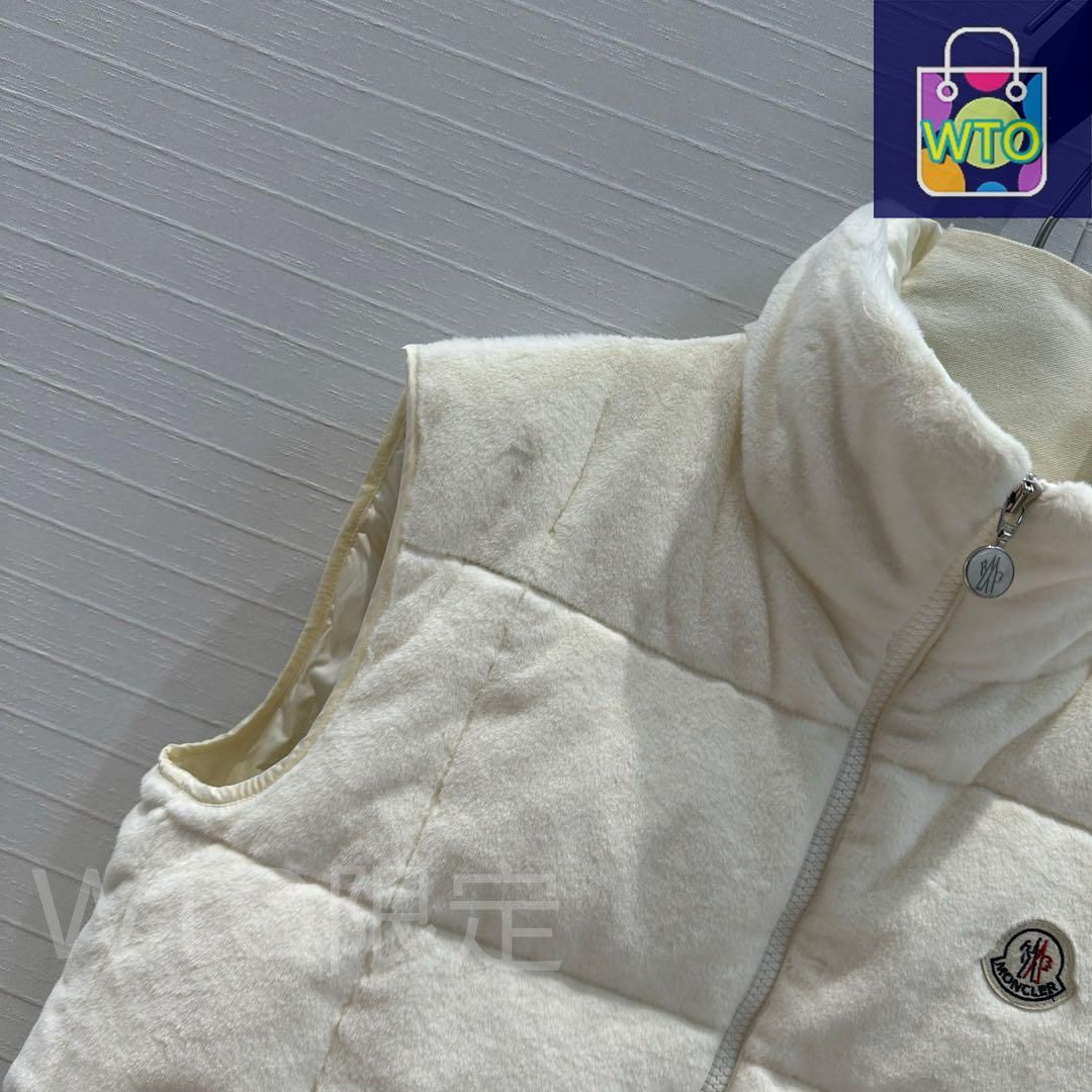 Moncler ホワイト ダウンベスト レディース｜本日限定特価｜新品未使用