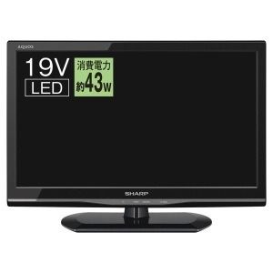 本体・リモコンのみ シャープ 販売 19V型 液晶テレビ AQUOS LC-19K90-B