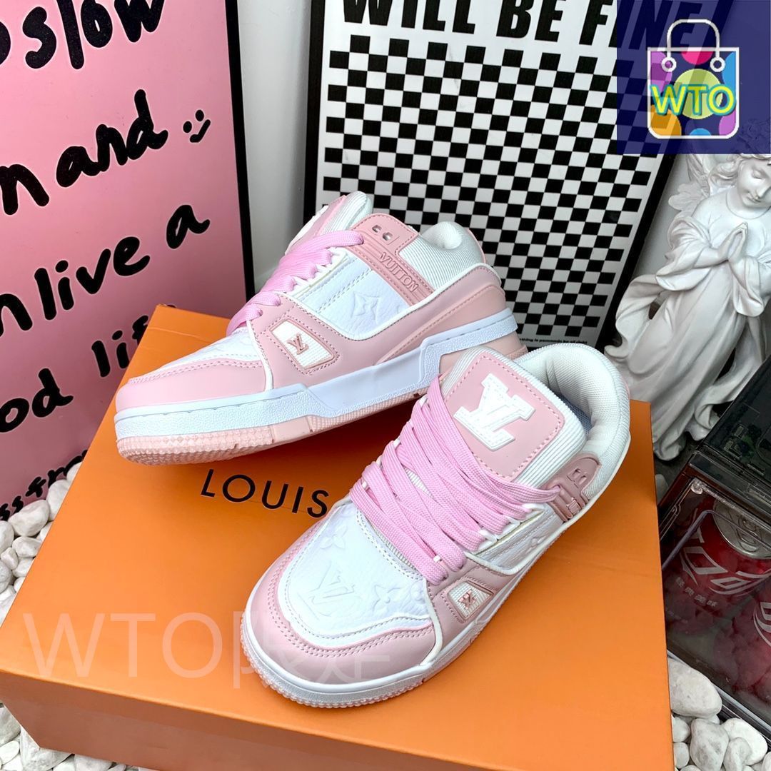 LOUIS VUITTON Trainer レザーカジュアルロートップファッション