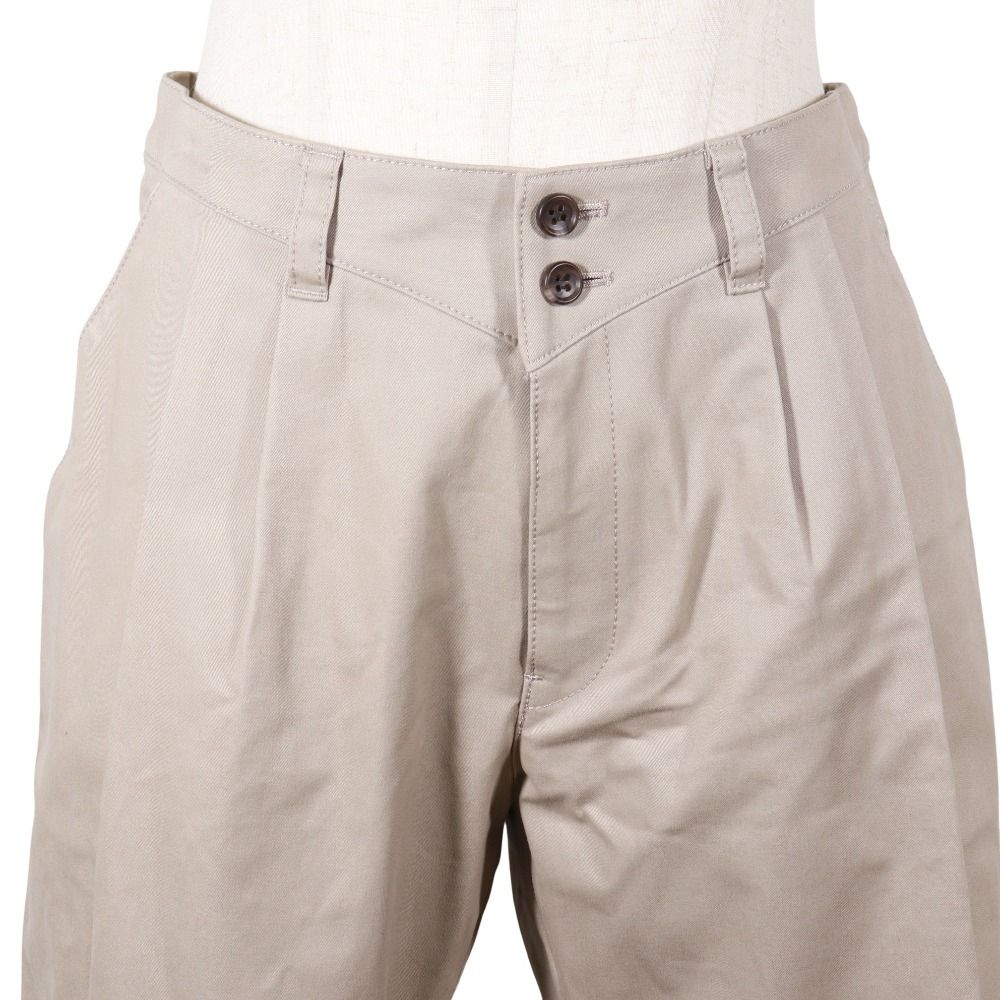 OLLEBOREBLA オレボレブラ ハーフパンツ チノ コットン ベージュ クロップドパンツ OLLEBOREBLA】オレボレブラ ハーフパンツ チノ コットン×ポリウレタン