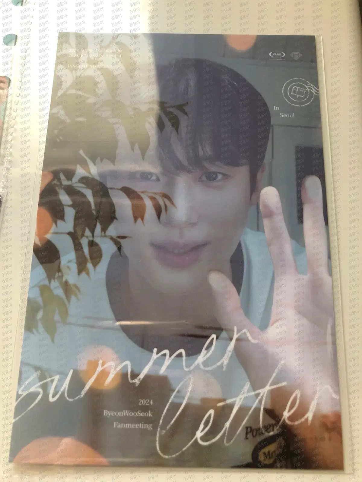 ビョンウソク俳優サマーレター ファンミーティング ウィバース グッズ