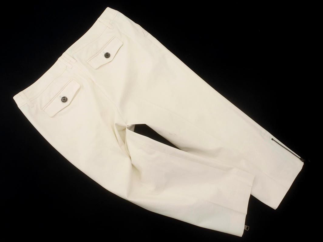 BURBERRY バーバリー サイドジップ クロップド パンツ size44/オフ