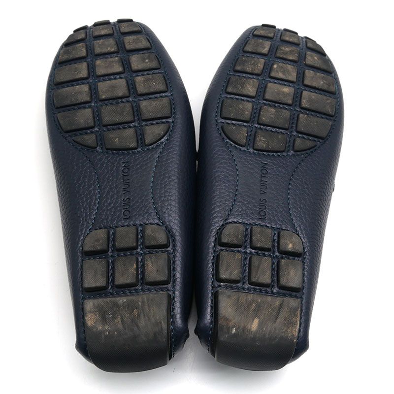 ルイヴィトン/ダミエ/ドライビングシューズ/ダークネイビー/27.0cm