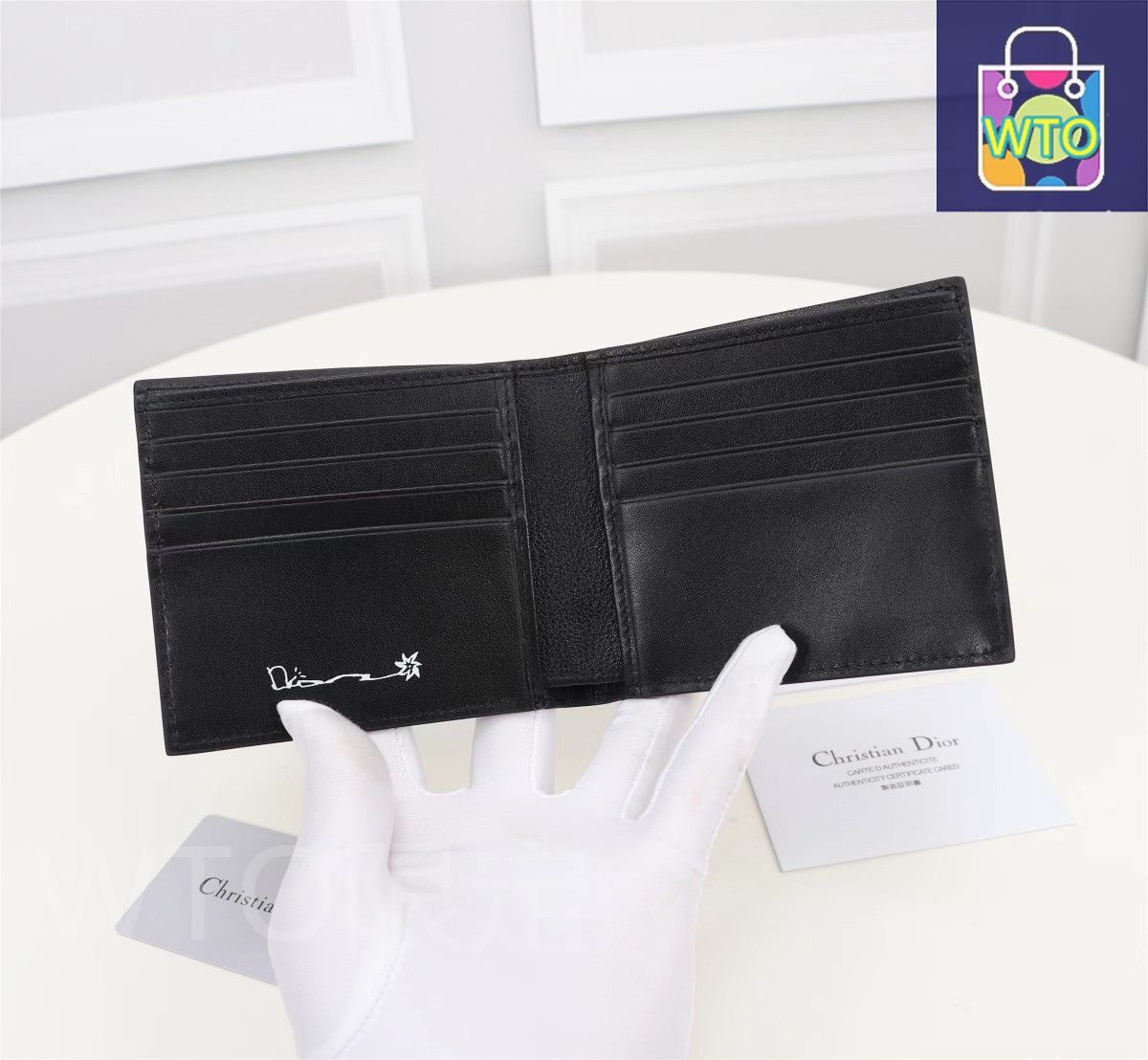 本日特価] ディオール メンズ ウォレット CACTUS JACK コラボ ブラック