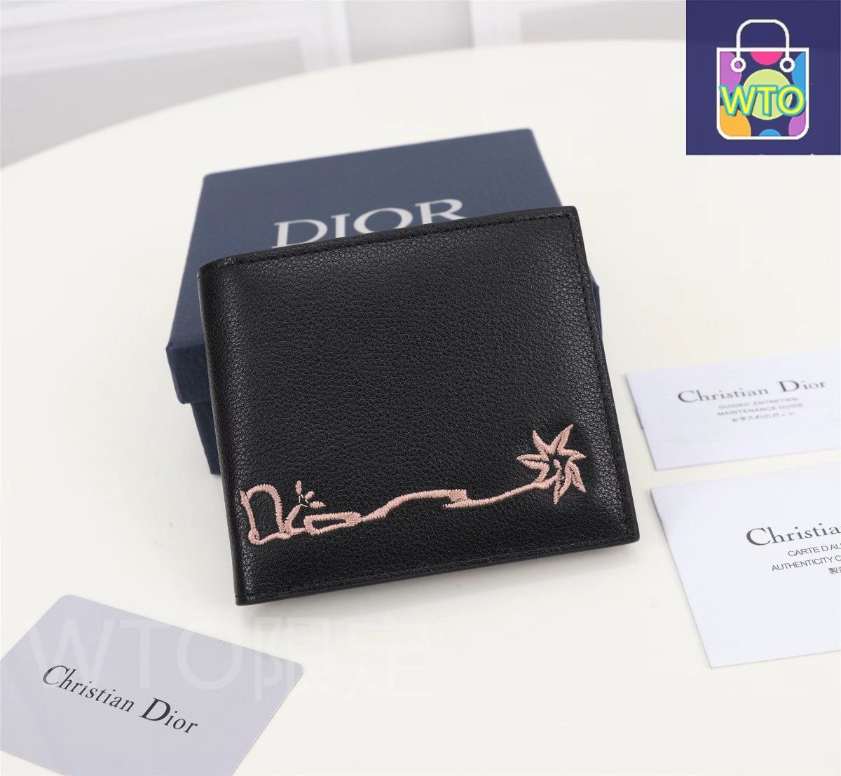 本日特価] ディオール メンズ ウォレット CACTUS JACK コラボ ブラック