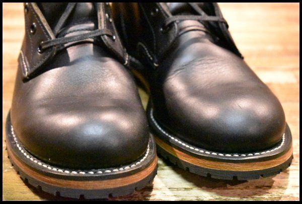 8.5D 未使用 10年】レッドウィング 9014 ベックマン 黒 ブラック