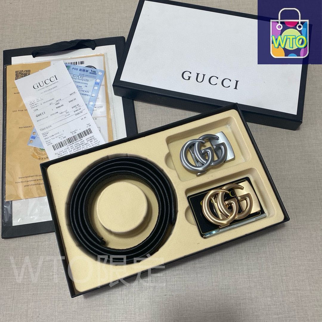 本日特価] グッチ Gucci 高級レザー ベルト＆バッグ スーパーセット