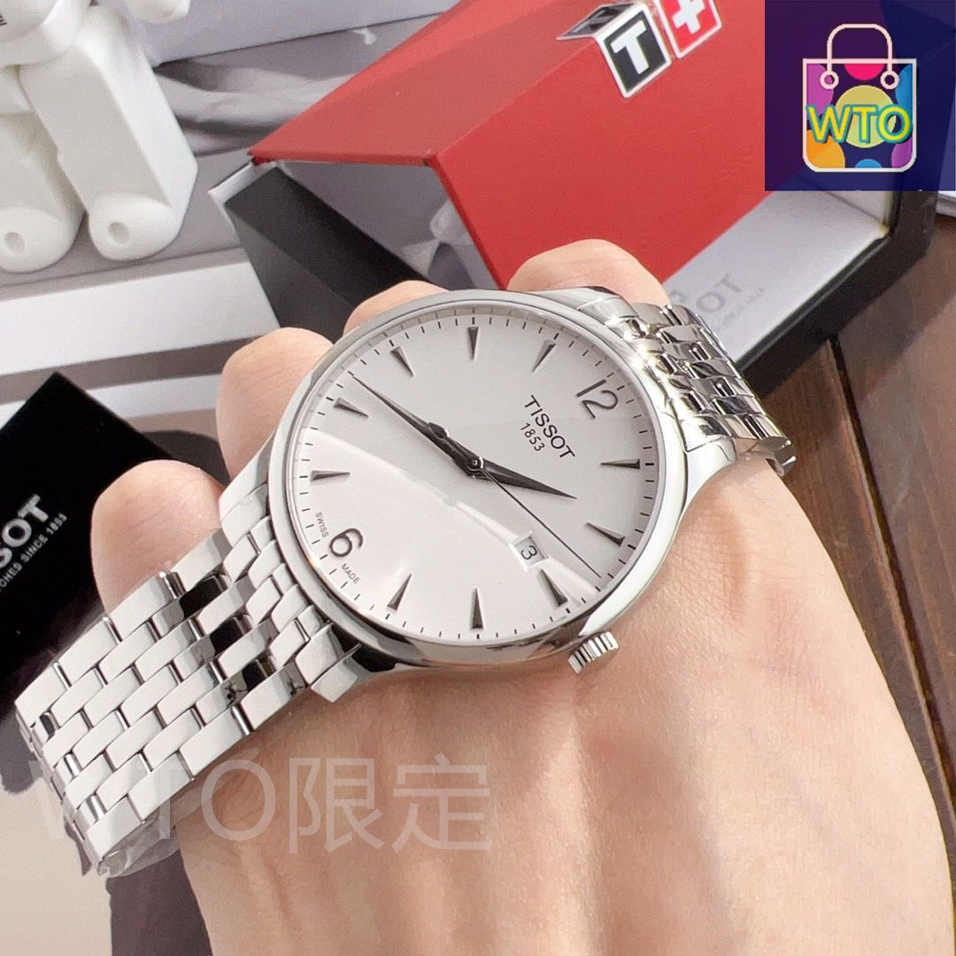 TISSOT ティソ レディース腕時計 42mm｜スイス製クオーツ×サファイア