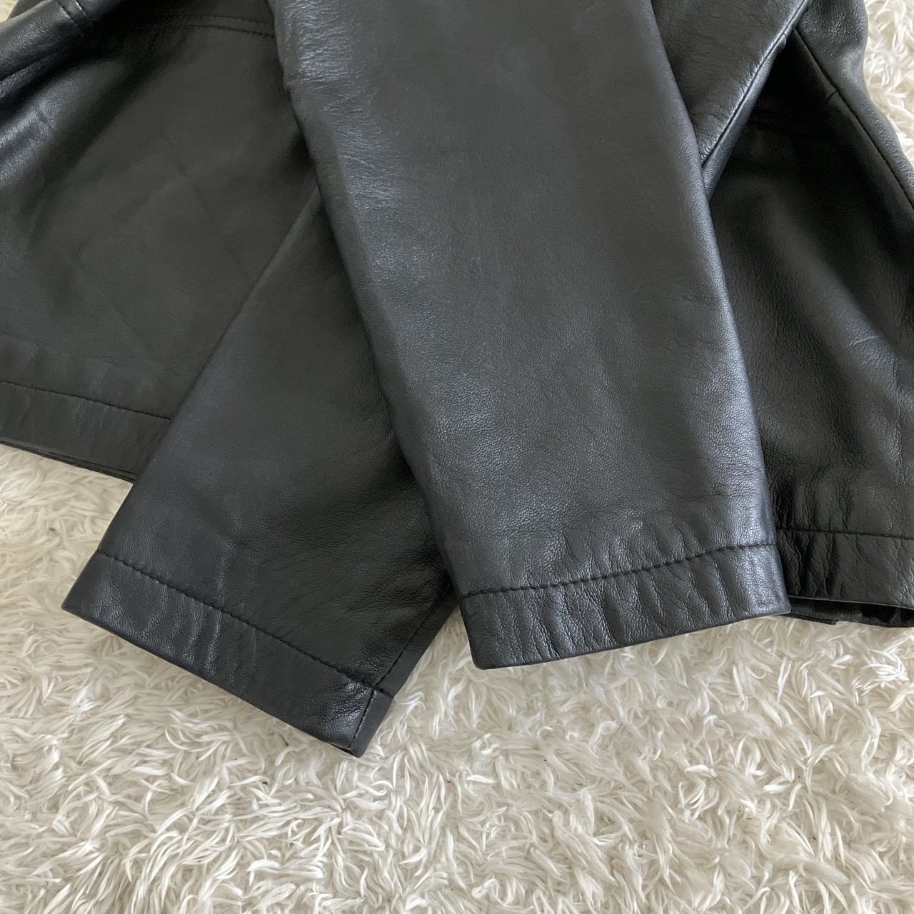 美品！OLD GAP ギャップ レザー パーカー ラムレザー 本革 羊革 y2k