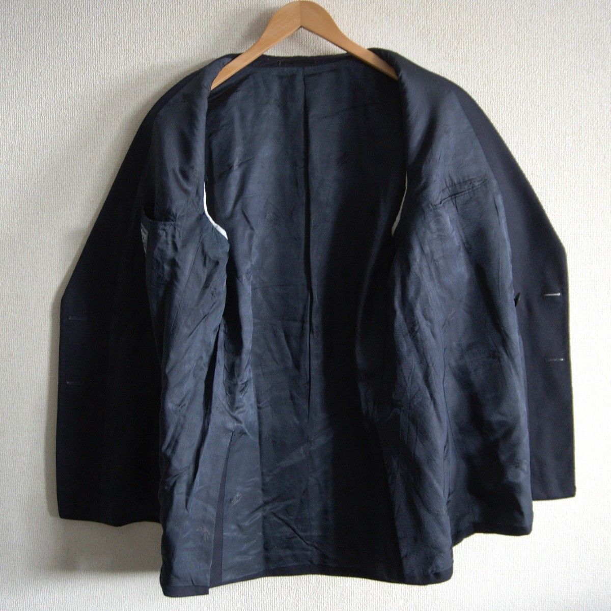 雰囲気抜群】 BURBERRYS 【テーラードジャケット /紺ブレ】52 ダブル