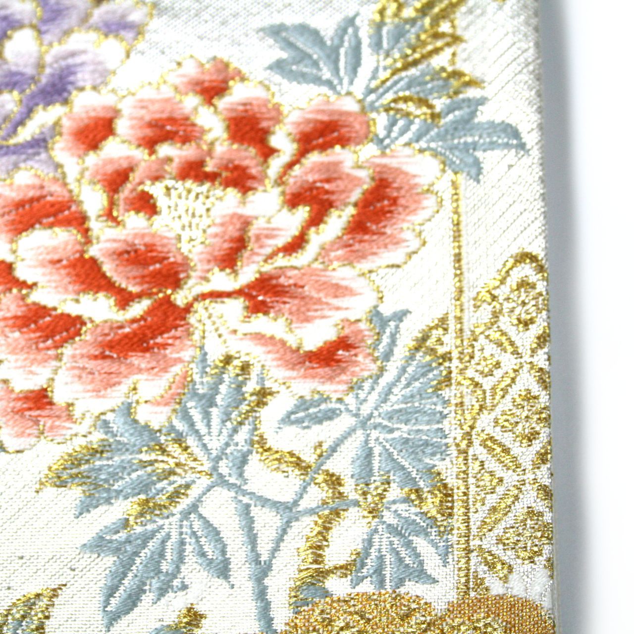 新品 お仕立付き 西陣織 刺繍 正絹 袋帯 礼装 銀 金 フォーマル 未